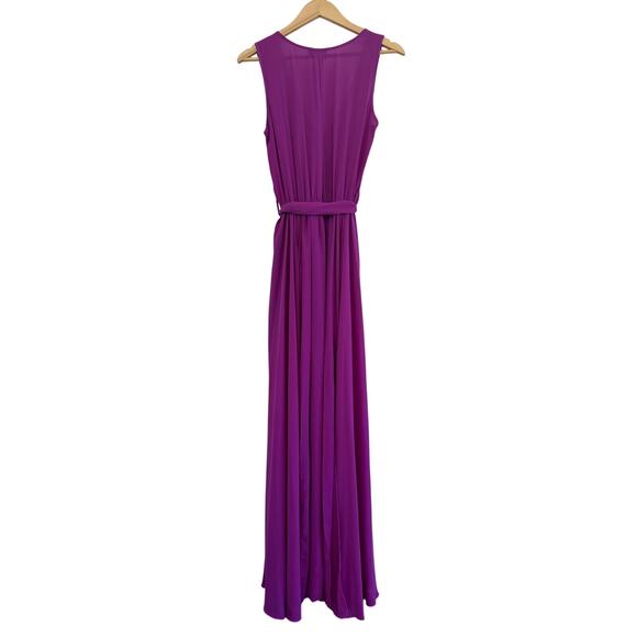 Vici Diana Sleeveless Maxi Dress Fuchsia Pink Women's Medium Elegant Formal - Picture 2 of 13